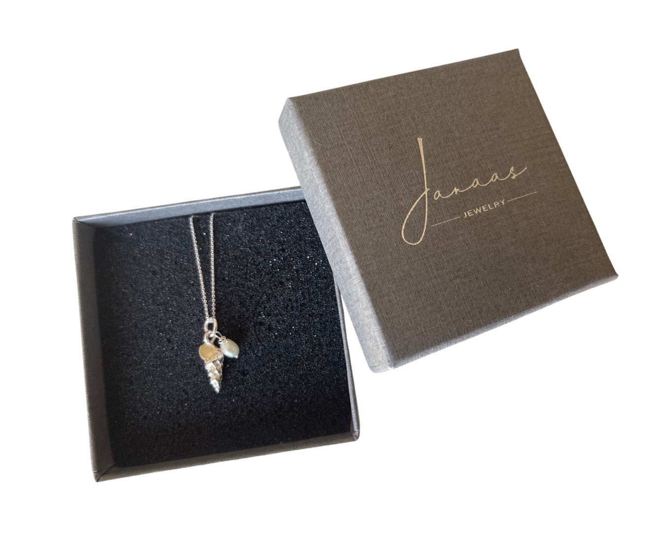 Kette „Shell Duo“ - 925 Sterlingsilber