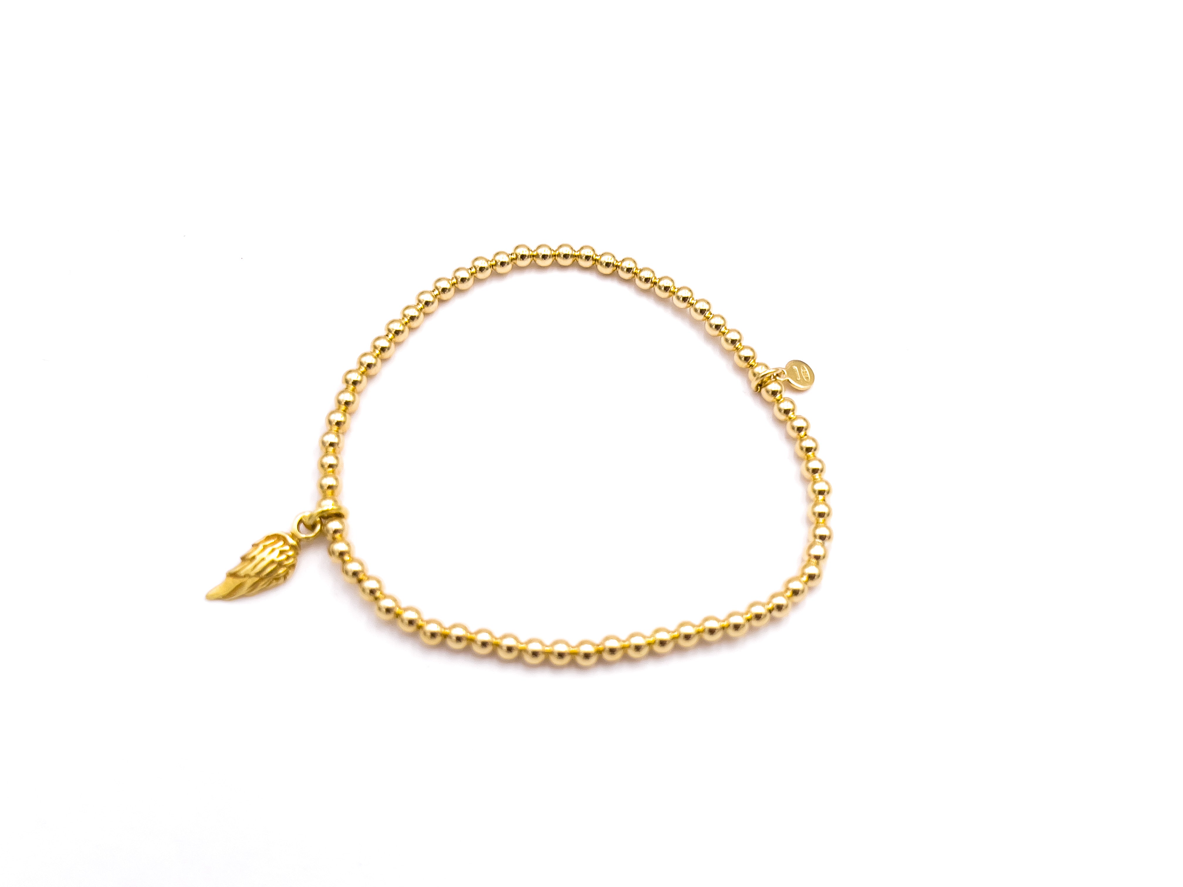 Perlenarmband „Flügel“ - 925 Sterlingsilber
