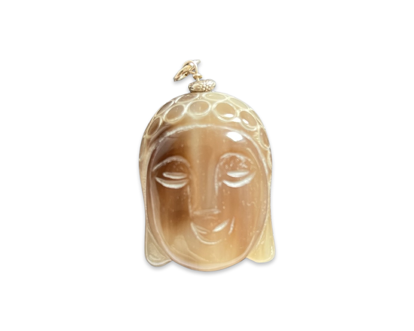 Anhänger „Buddha“ - White Horn