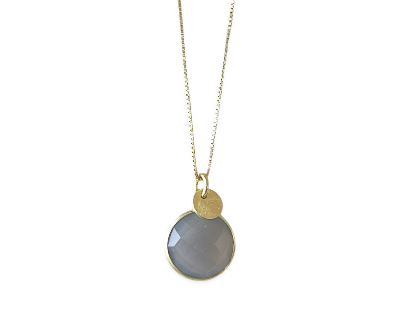 Kette „Achat Duo“ Gold - 925 Sterlingsilber