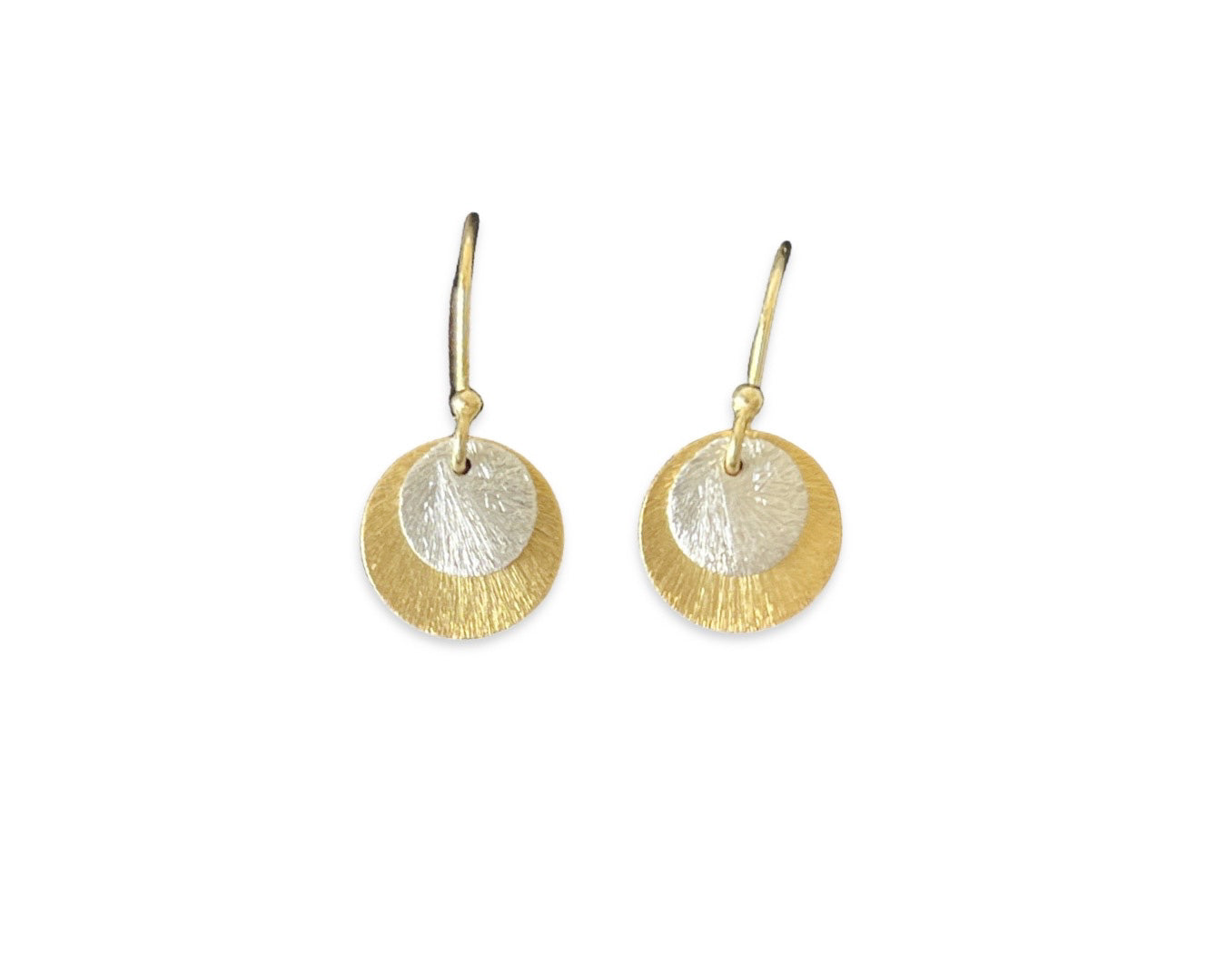 Ohrringe "Duo" gold-silber