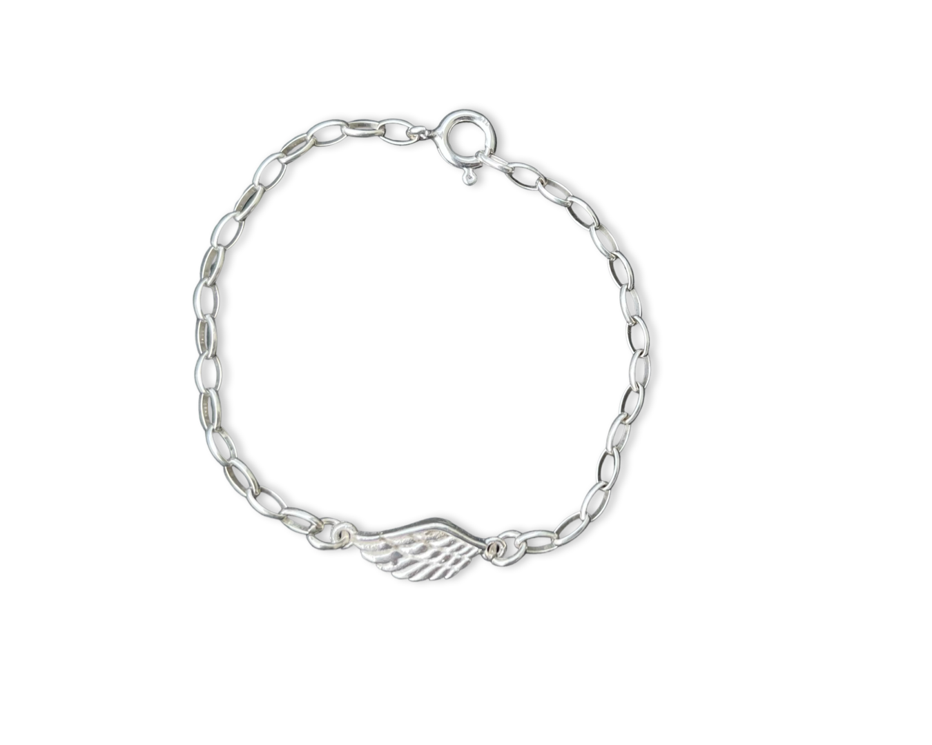 Gliederarmband M „Flügel“ - 925 Sterlingsilber