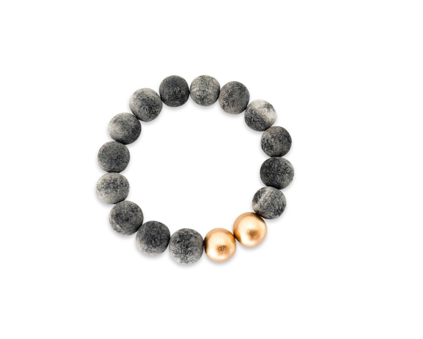 Armband PREMIUM - Horn grau matt Pure