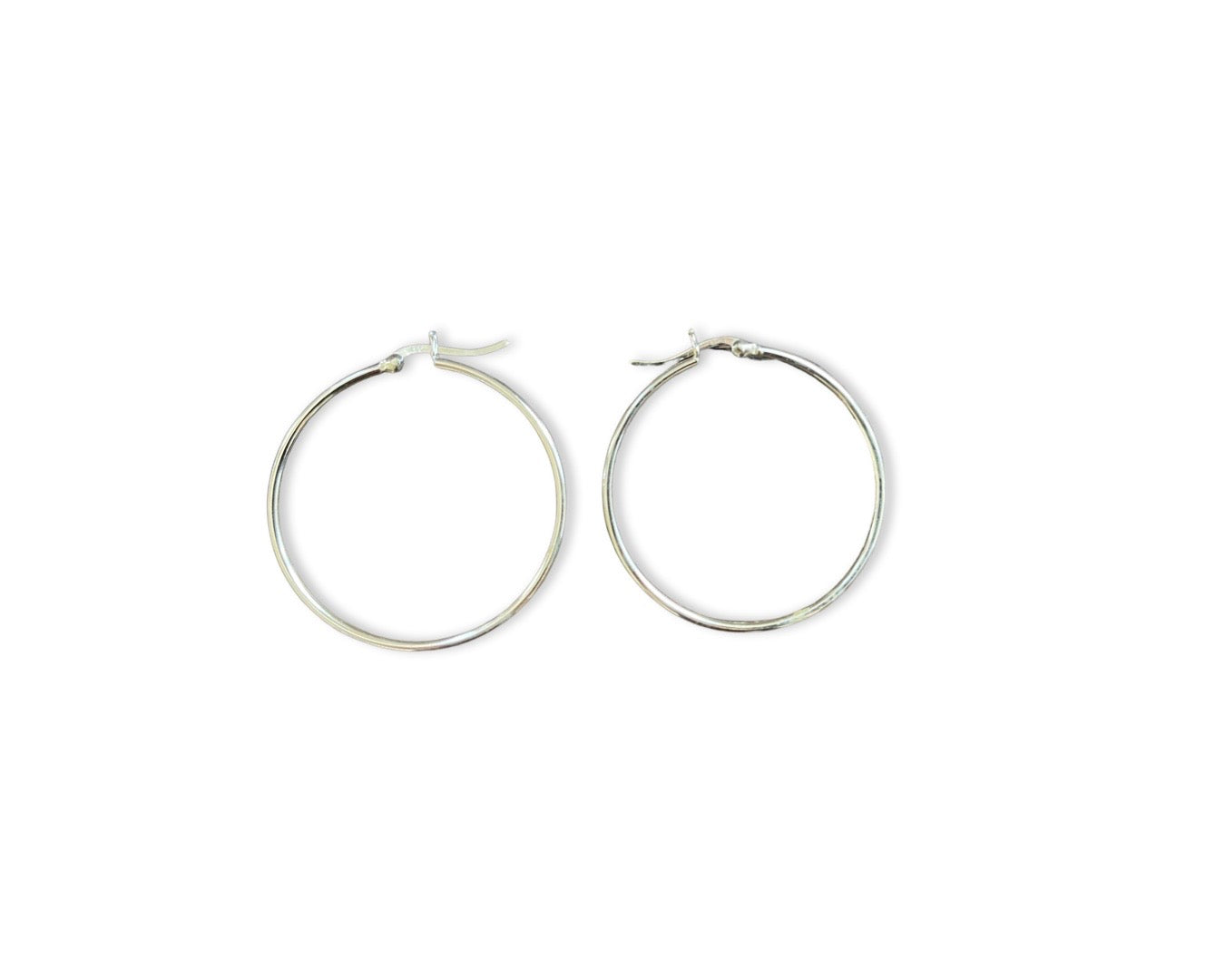 Ohrringe "Creole 1“ -Sterlingsilber