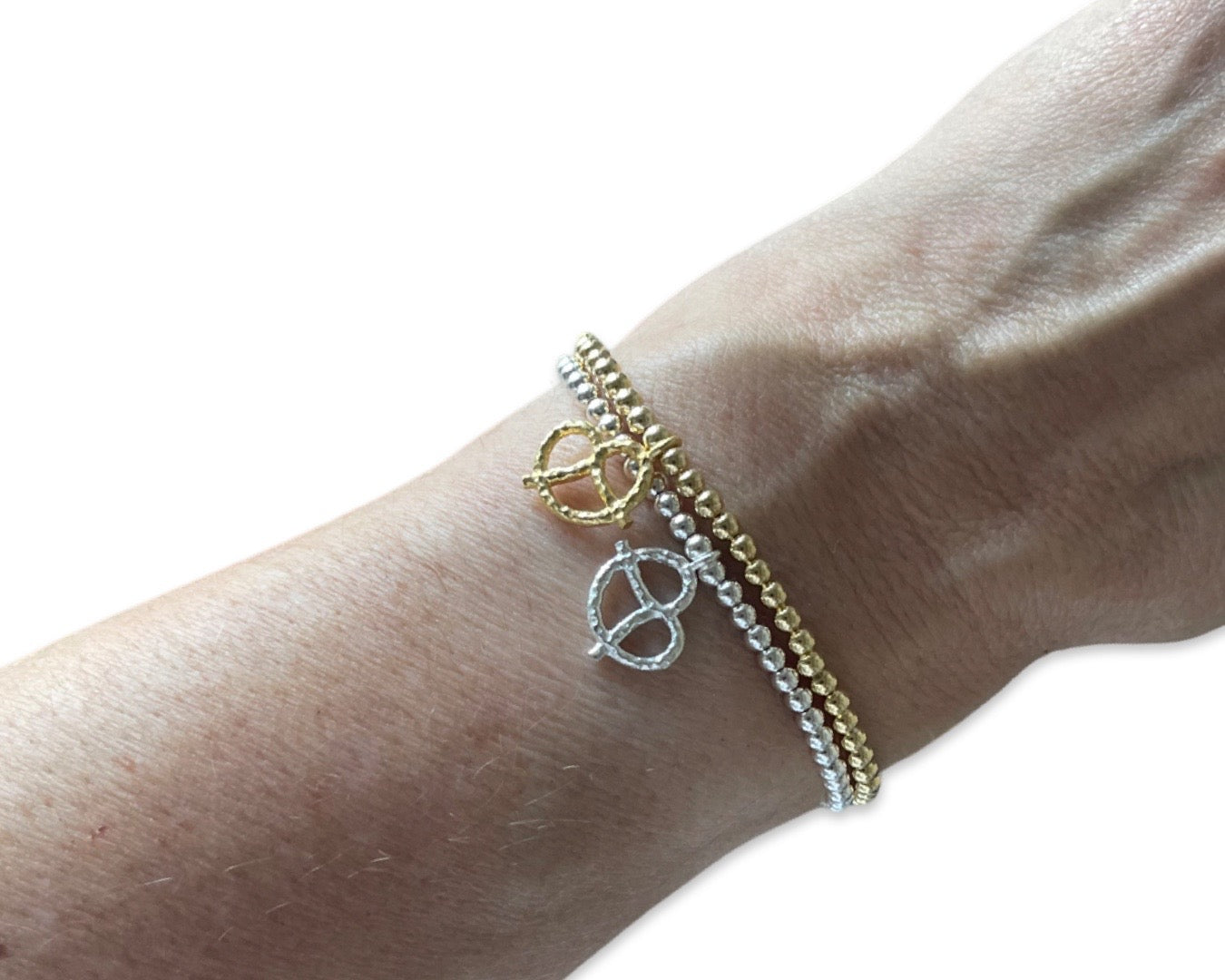 Perlenarmband „Brezn“ - 925 Sterlingsilber