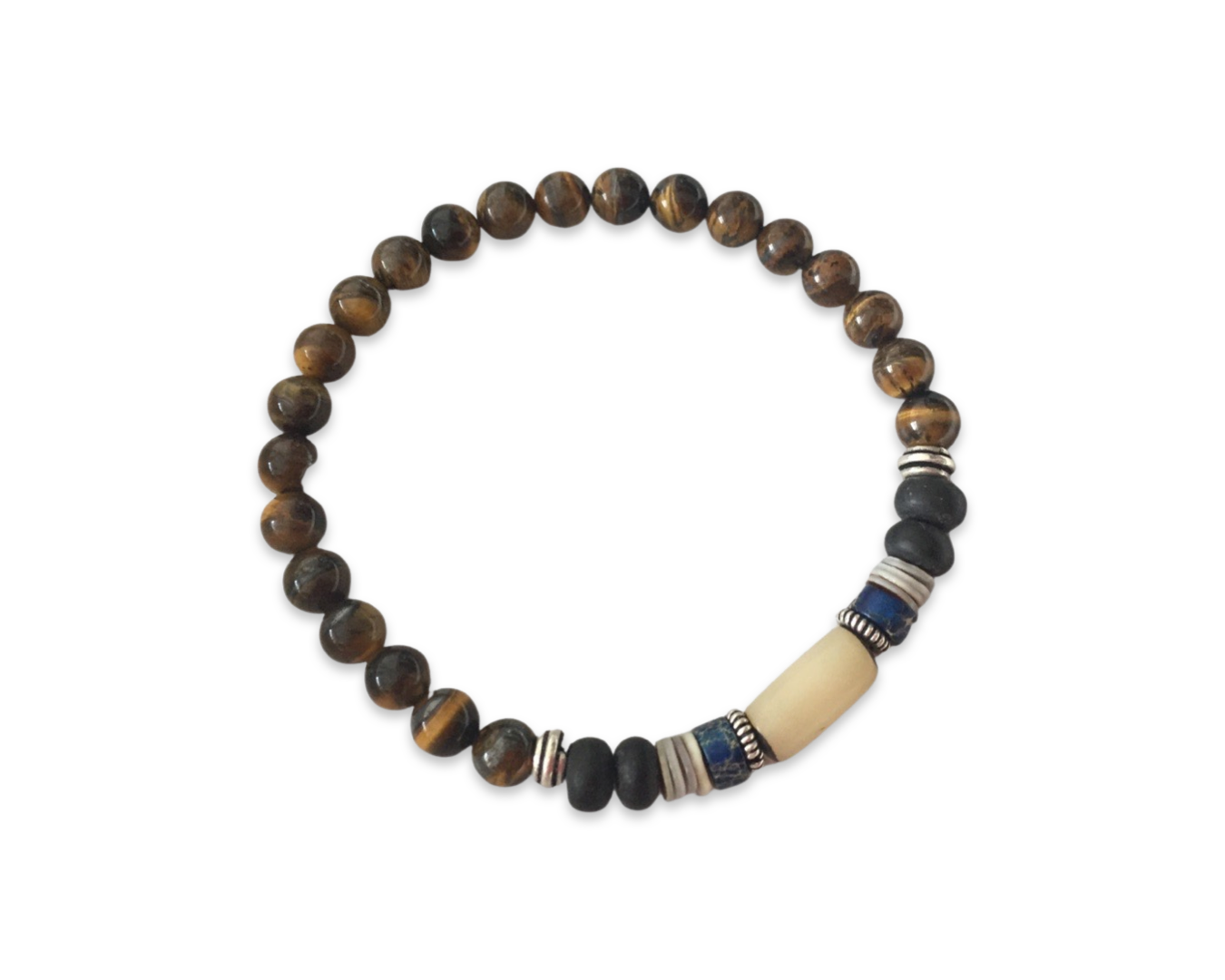 Herrenarmband Tigerauge Mix