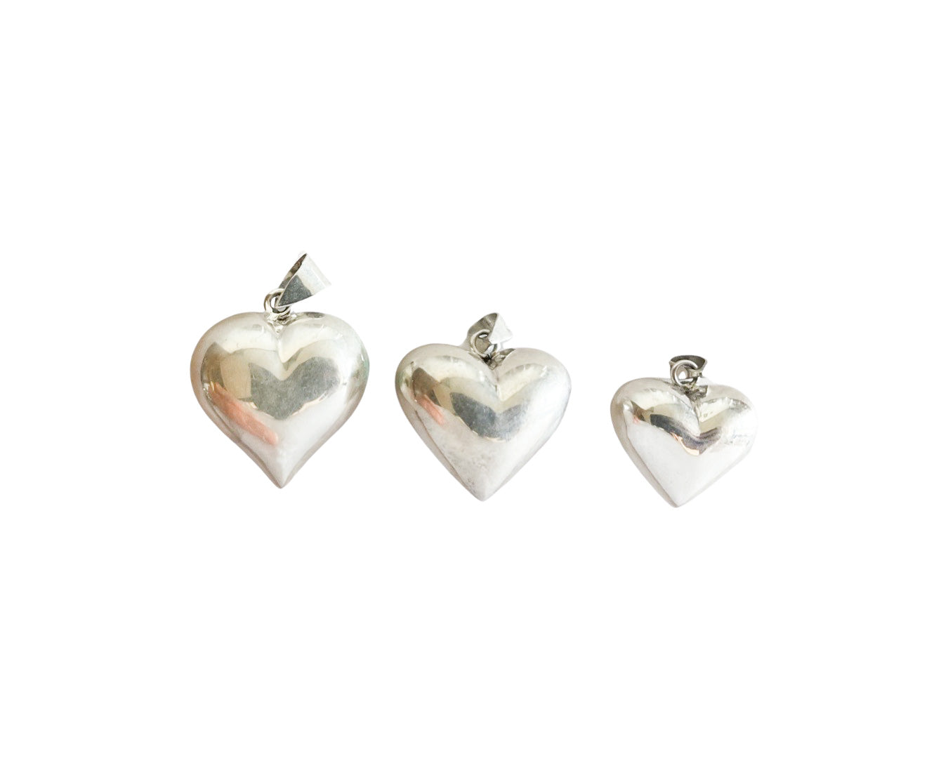 Anhänger „Herz 3D“ - 925 Sterlingsilber