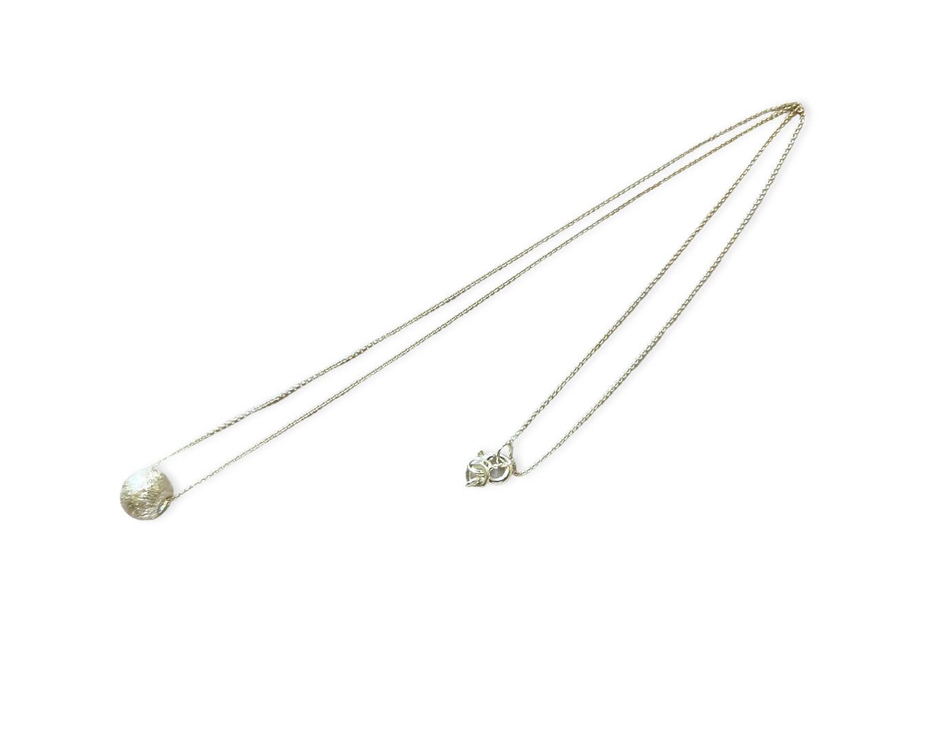 Kette "Kugel matt" - 925 Sterlingsilber