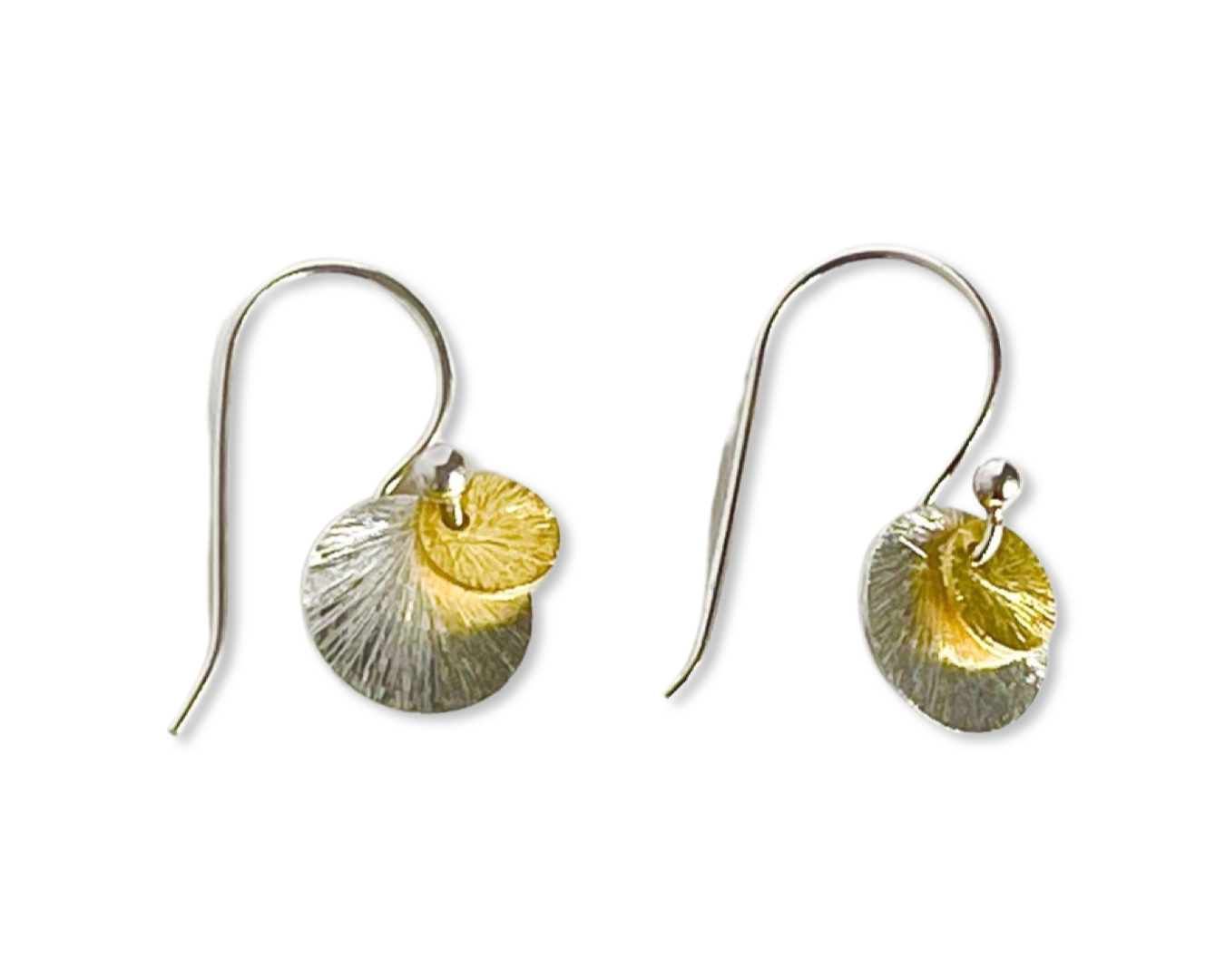 Ohrringe "Duo" silber-gold