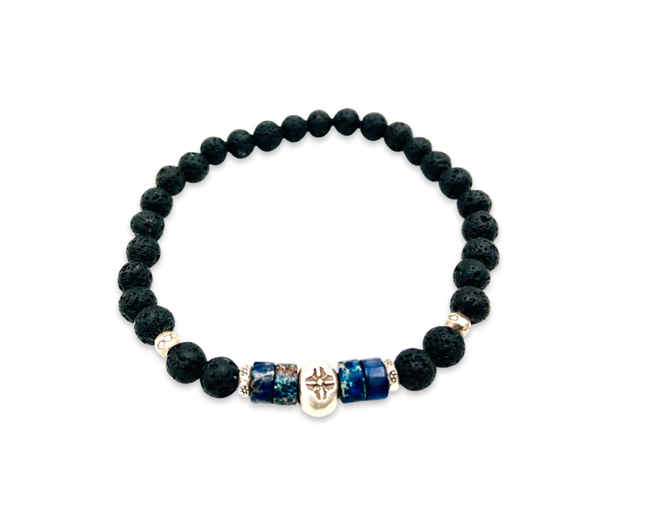 Herrenarmband "Lava S Mix&Jaspis"