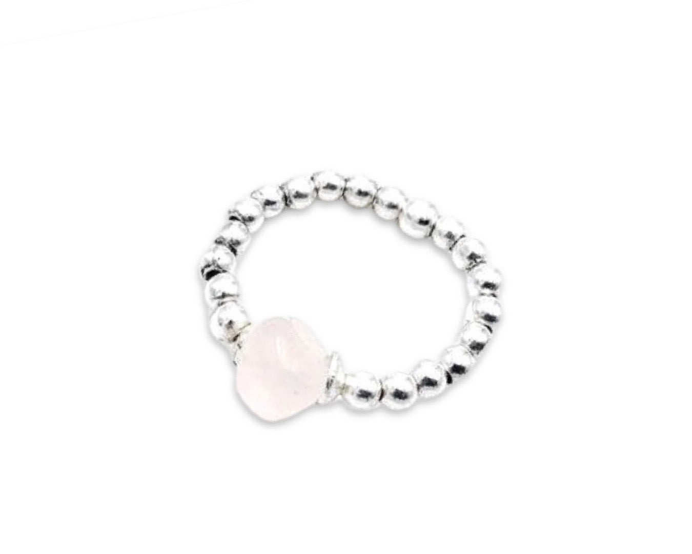 Ring Sterlingsilber "Rosenquarz"