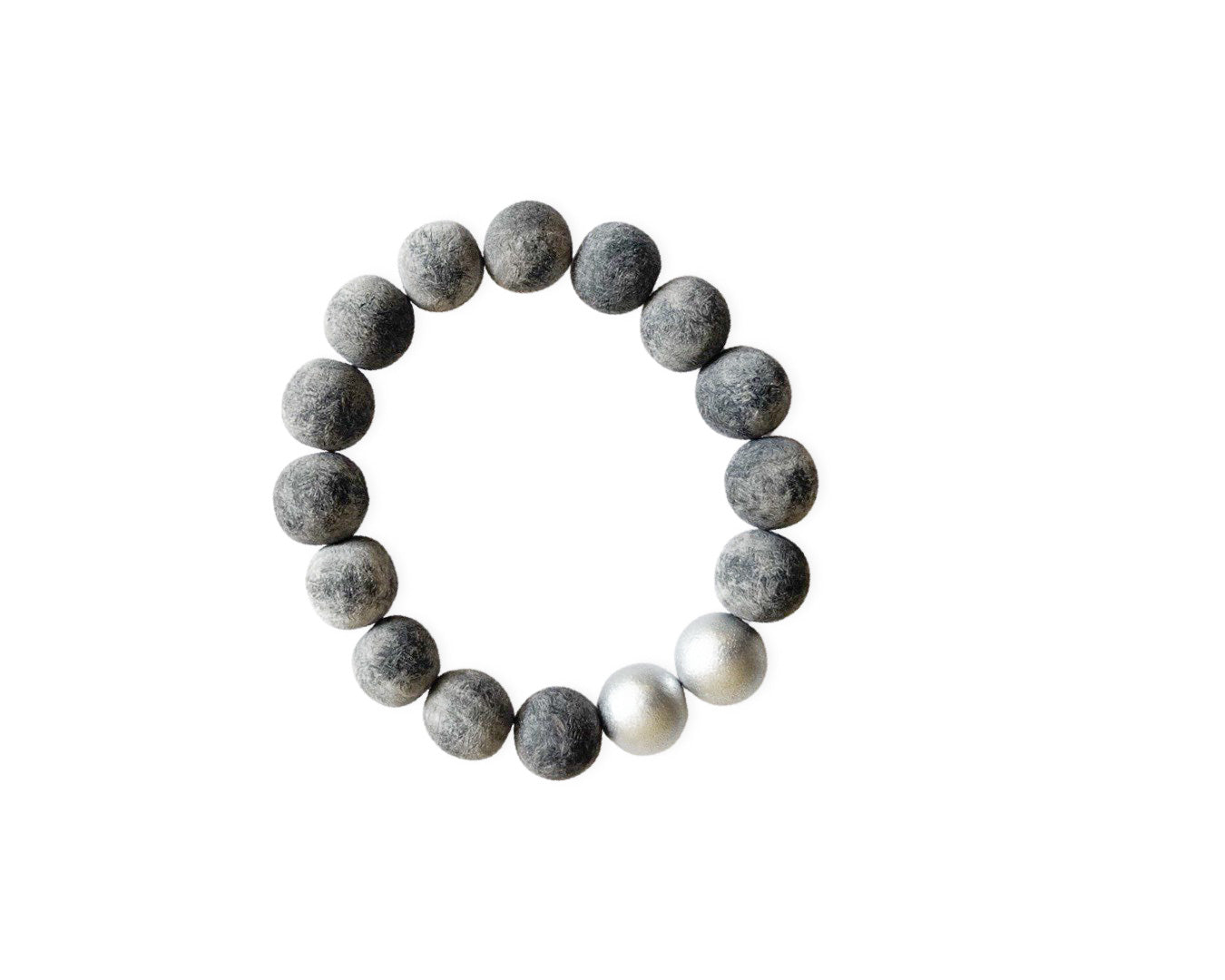 Armband PREMIUM - Horn grau matt Pure