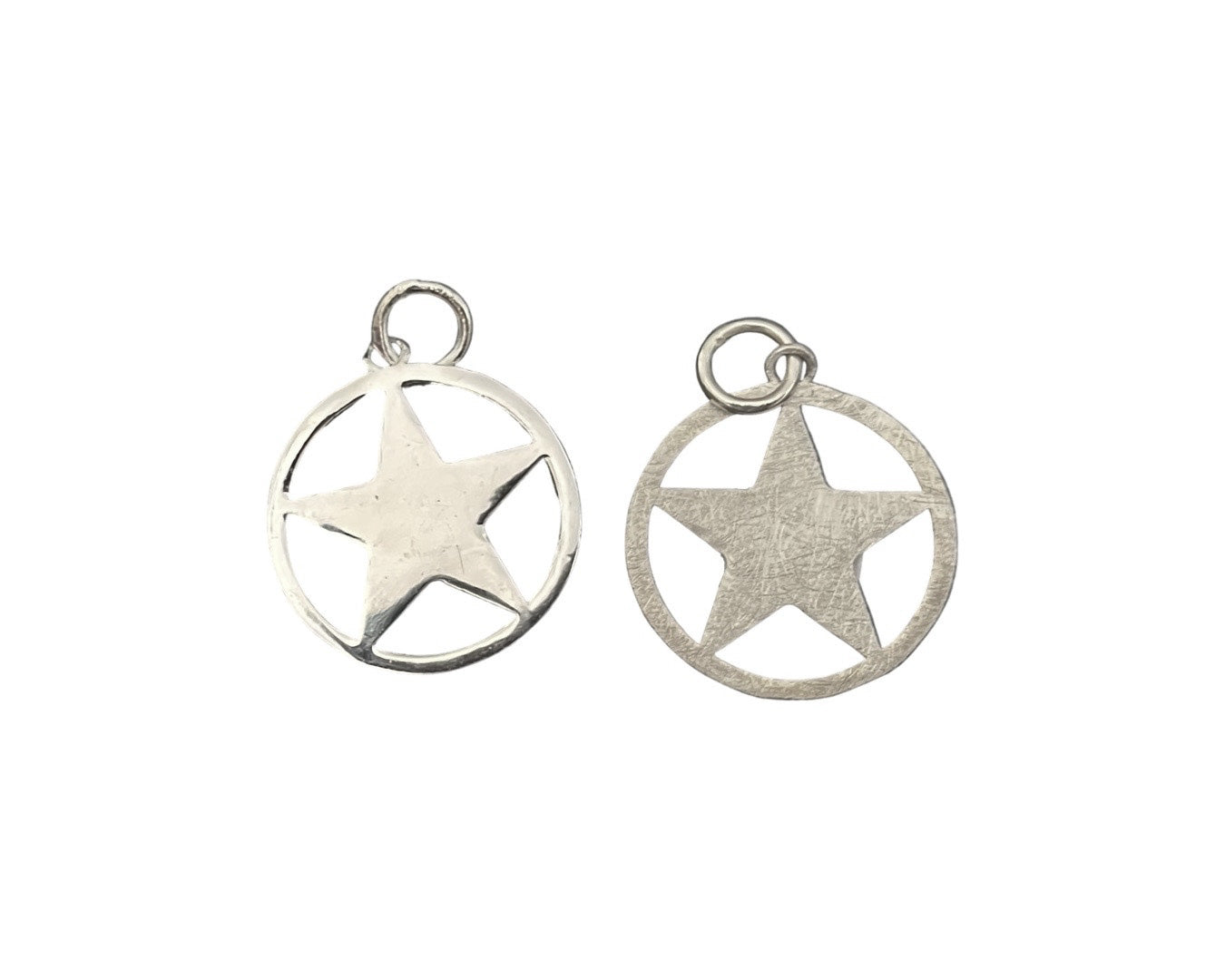 Anhänger „Star“ M - 925 Sterlingsilber