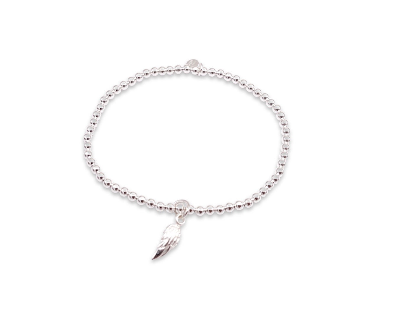Perlenarmband „Flügel“ - 925 Sterlingsilber