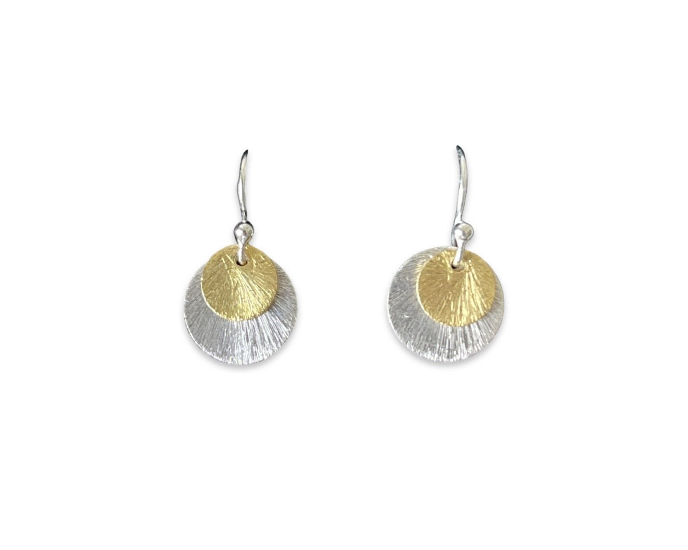 Ohrringe "Duo" silber-gold