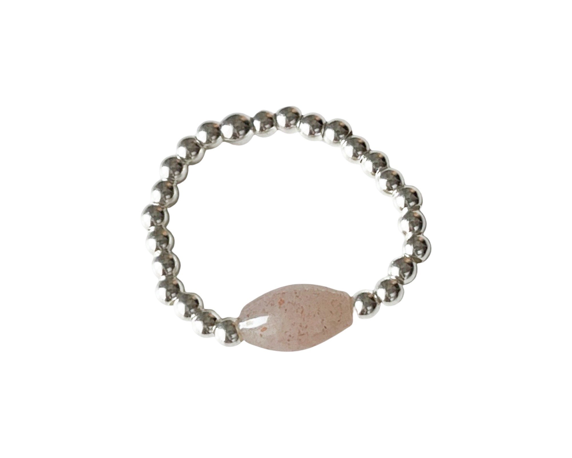 Ring Sterlingsilber "Moonstone" multicolor