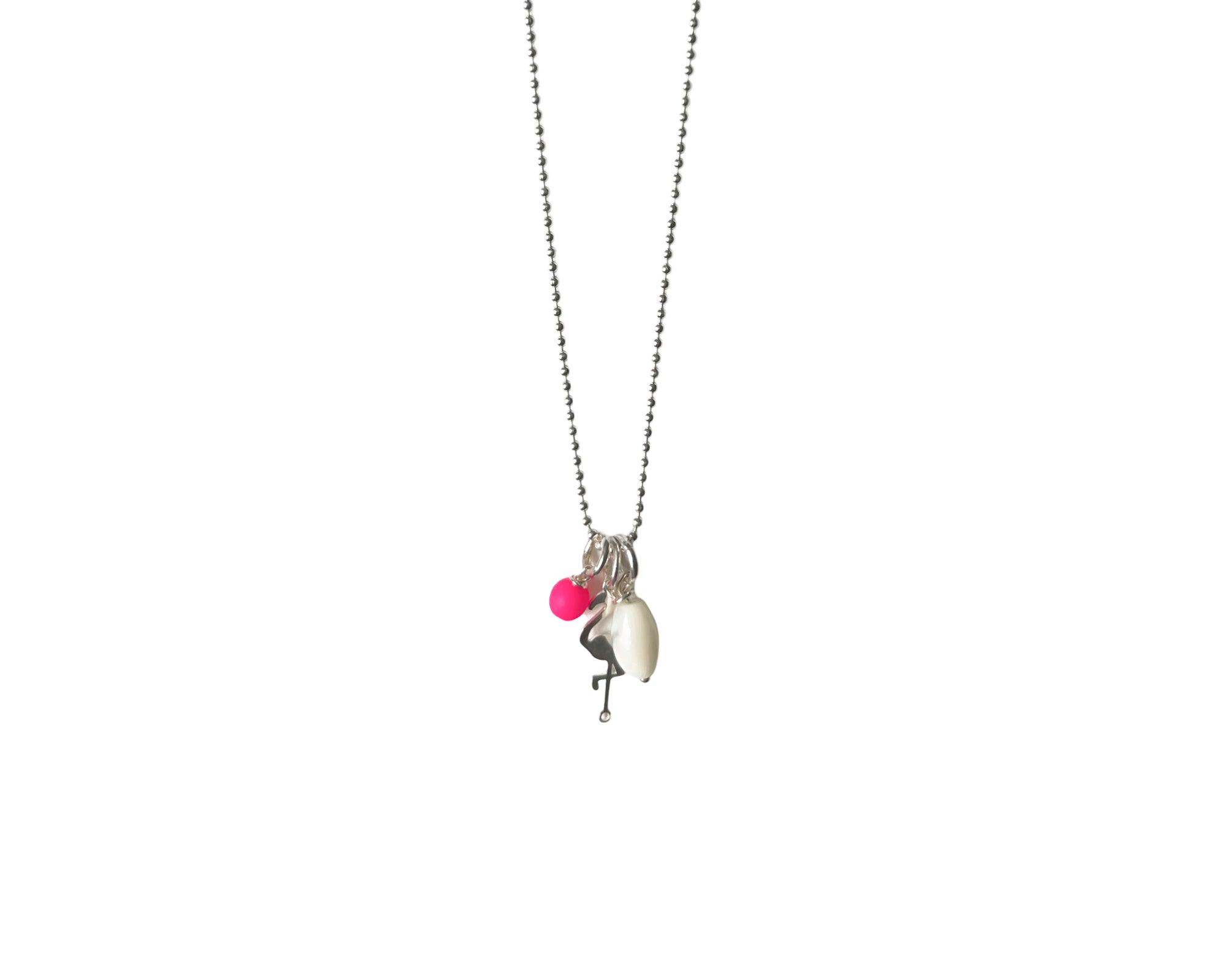 Kette „Flamingo Pink" - 925 Sterlingsilber