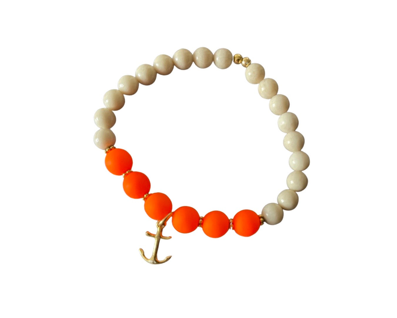 Armband „Beachlife“ Neon-Orange