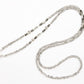 Kette lang "Crystal exclusive" mit Wechselring
