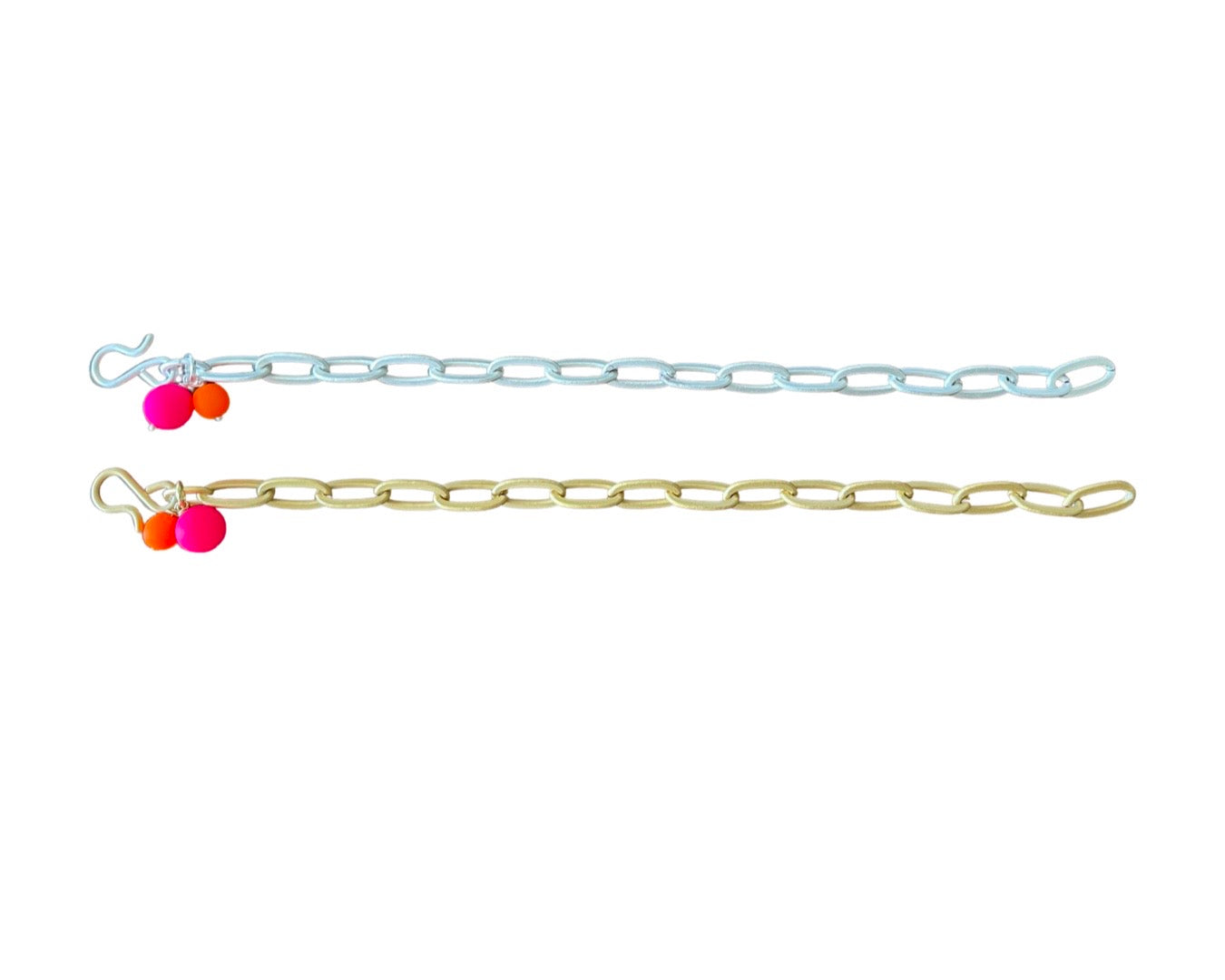 Gliederarmband M „Neon“ - Stahl