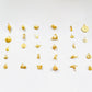 Armband „Dots“ gold bunt