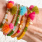 Armband "Bunter Sommer-Mix" - Blau
