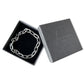 Gliederarmband M - Stahl