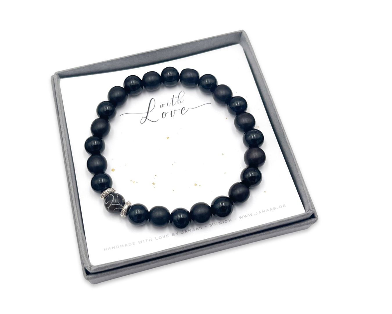 Herrenarmband "Black Onyx 2"