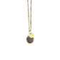 Kette „Achat Duo“ Gold - 925 Sterlingsilber