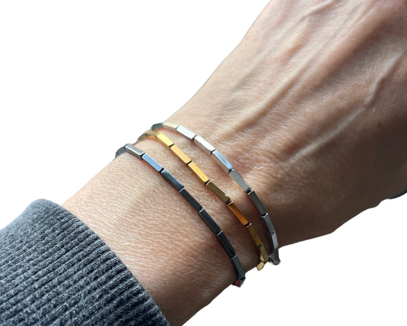 Armband "Shiny" Hämatit
