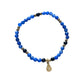 Armband "Achat Anhänger" - Blau