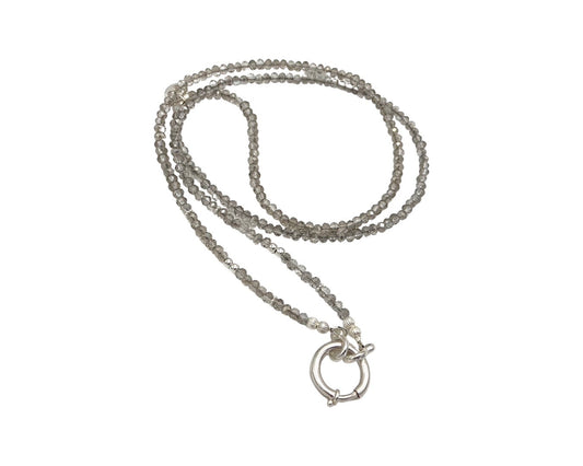 Basis-Kette lang "Crystal" mit Wechselring